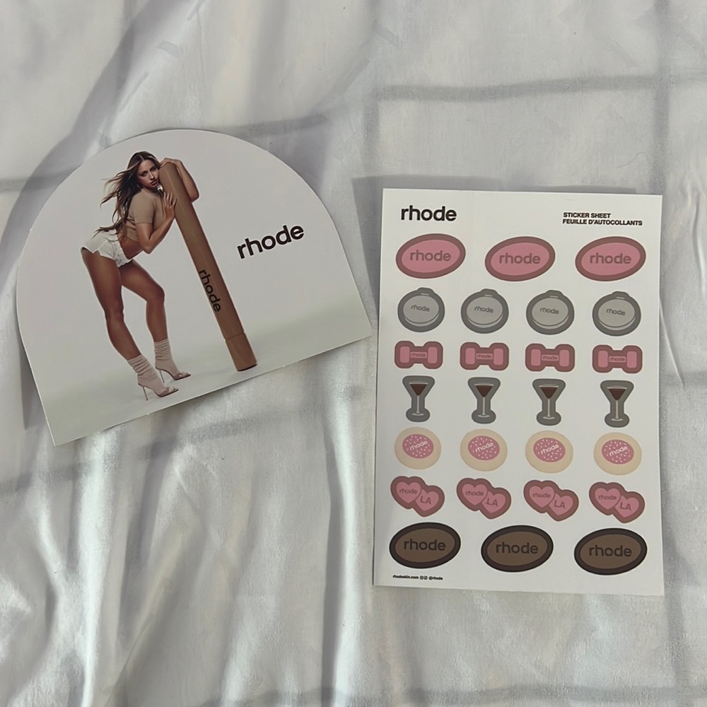 Rhode sticker sheet